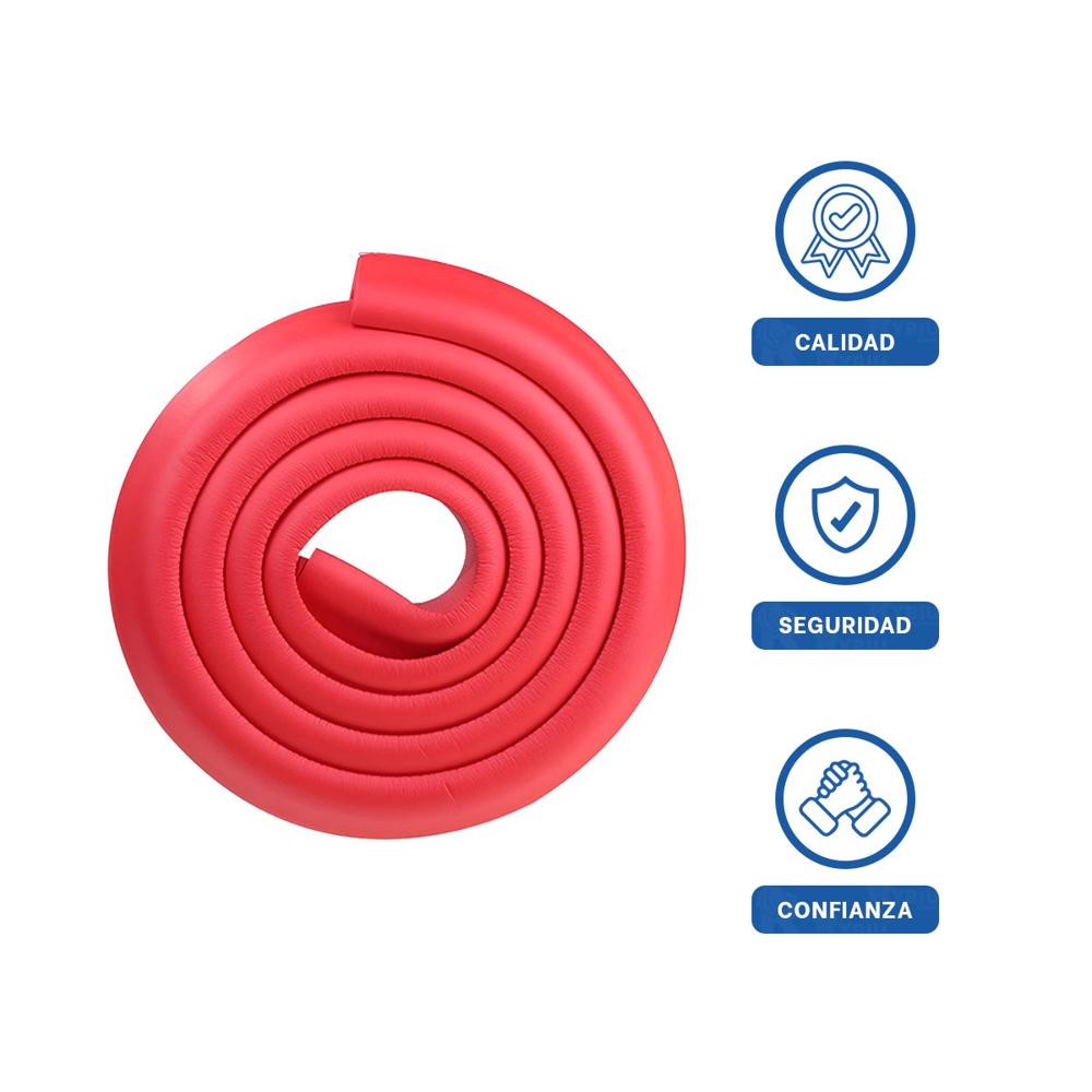 Guarda Esquina de Espuma Acolchada para Bordes de Mesa Cuidado en Casa Rojo Y+Ligas Regalo Guarda Esquina de Espuma Acolchada para Bordes de Mesa Cuidado en Casa Rojo Y+Ligas Regalo