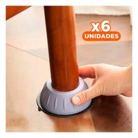 Pack6 Almohadilla Domestica Antivibratoria y Antideslizante en Cuatro Unidades Y+Papel Regalo