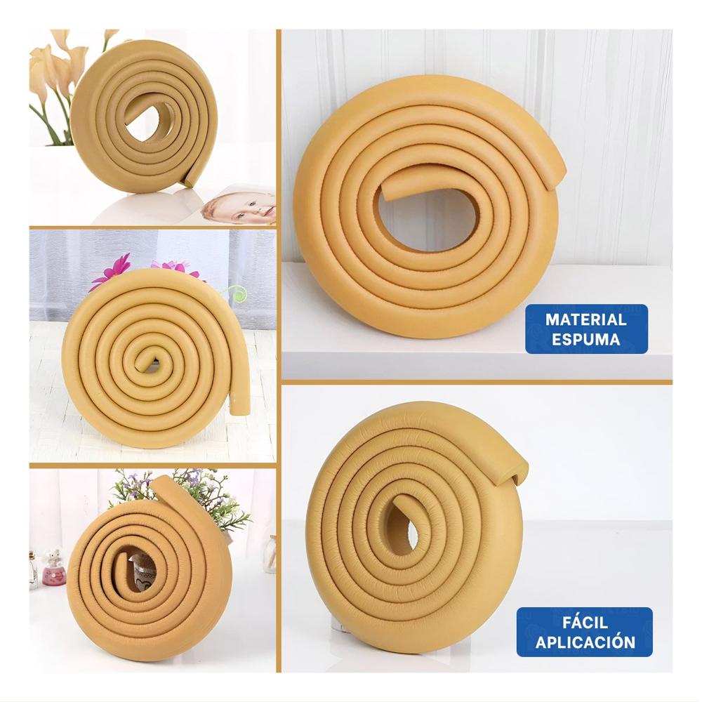 Guarda Esquina de Espuma para Bordes de Mesa y Muebles Seguridad Mostaza Guarda Esquina de Espuma para Bordes de Mesa y Muebles Seguridad Mostaza