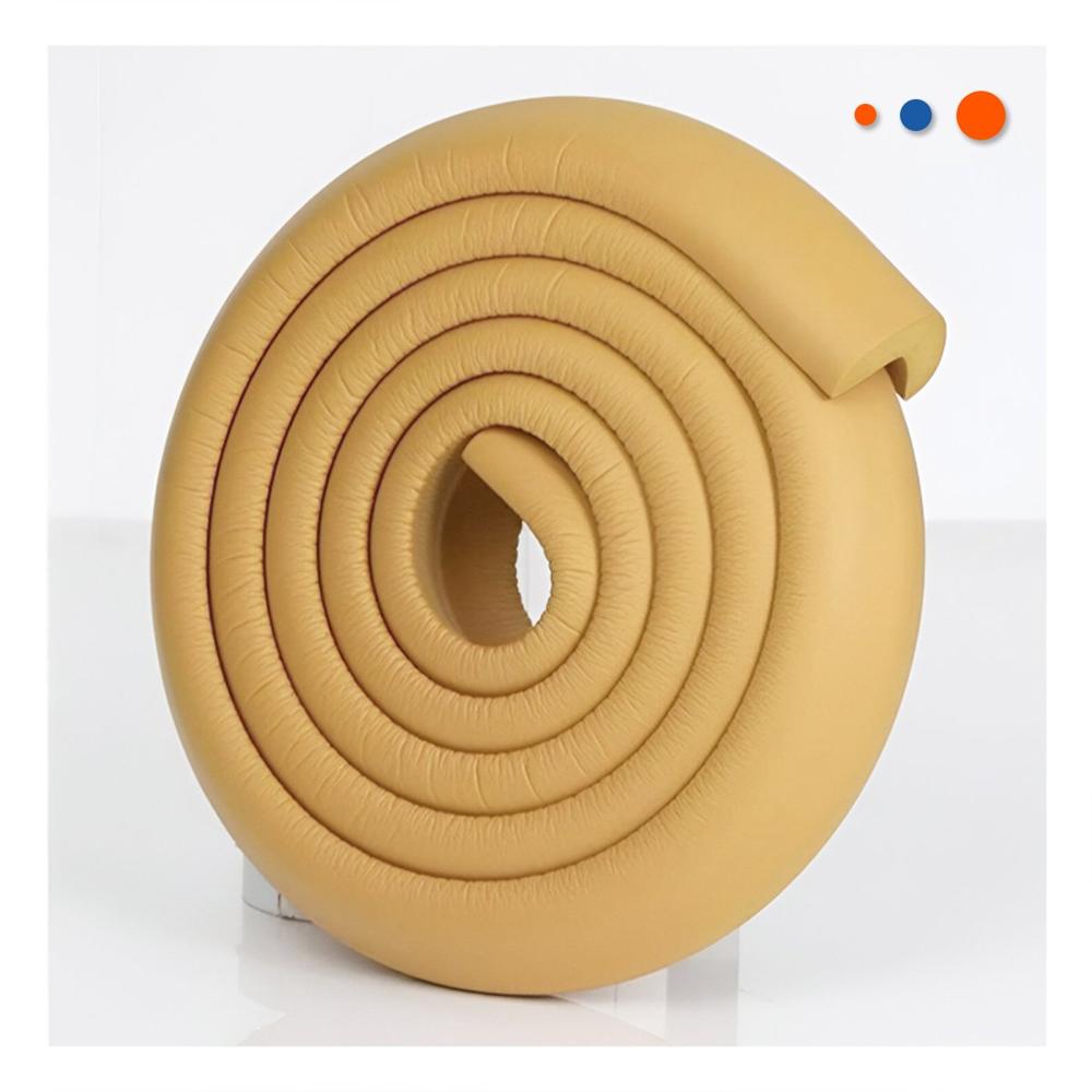 Guarda Esquina de Espuma Flexible para Bordes Filosos de Muebles Hogar Mostaza Y+Regalo Sticker Guarda Esquina de Espuma Flexible para Bordes Filosos de Muebles Hogar Mostaza Y+Regalo Sticker