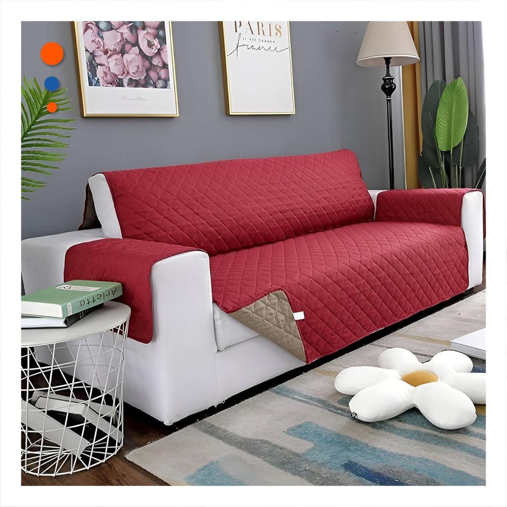Cubierta de Sofa en Guinda con Dimensiones 130x195cm para Proteccion Completa Y+Post It Cubierta de Sofa en Guinda con Dimensiones 130x195cm para Proteccion Completa Y+Post It