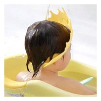 Tipo Gorro Infantil para Ducha Ajustable Amarillo Y+Regalo Sticker