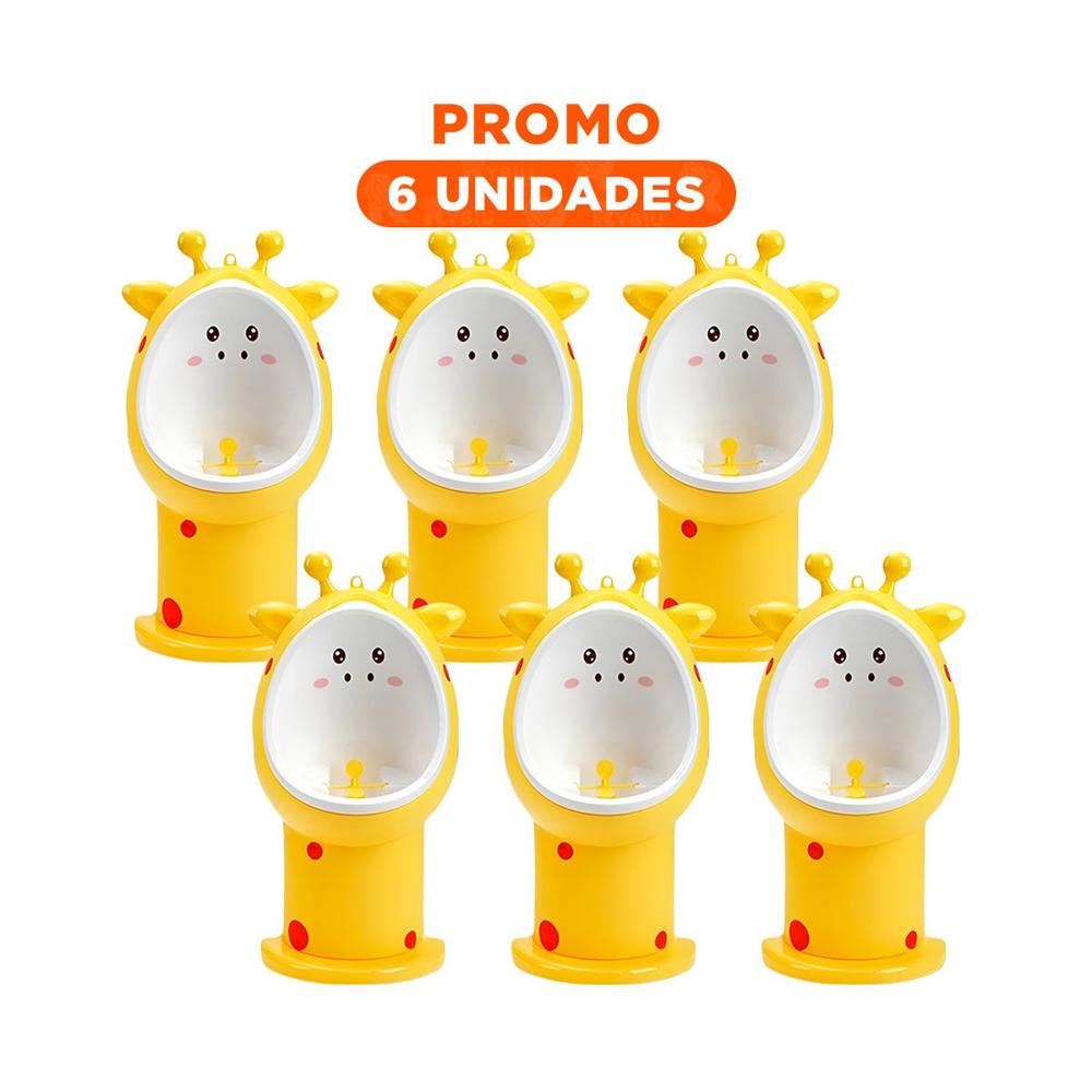 Pack6 Orinal de Firaja para Ninos con Diseño Colorido y Base Segura Amarillo Pack6 Orinal de Firaja para Ninos con Diseño Colorido y Base Segura Amarillo