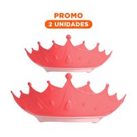 Pack2 Gorro Ajustable para Aseo Infantil en Forma   Color Rosado