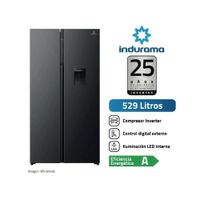 Refrigeradora Negro Side by Side 529L RI-795DNI Indurama