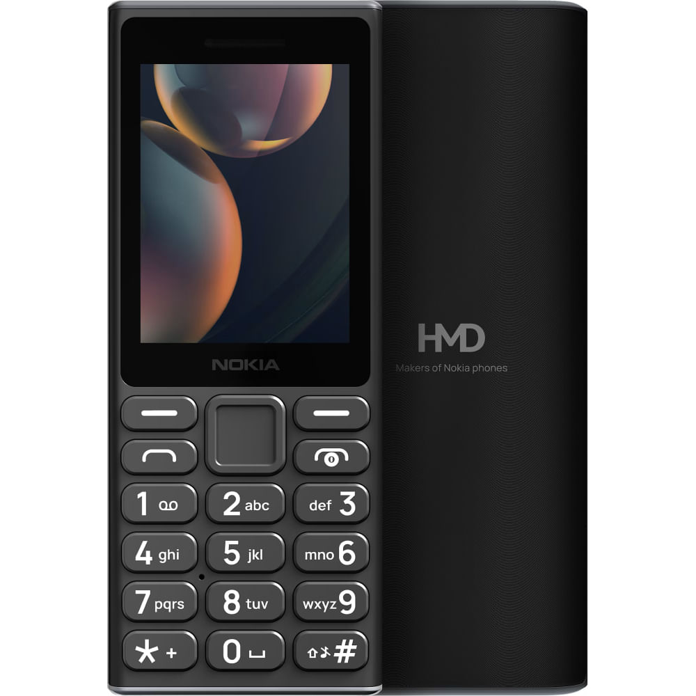 Celular Nokia 105 4G 2024 Dual SIM Teléfono Básico con Teclado y Batería de Larga Duración Negro