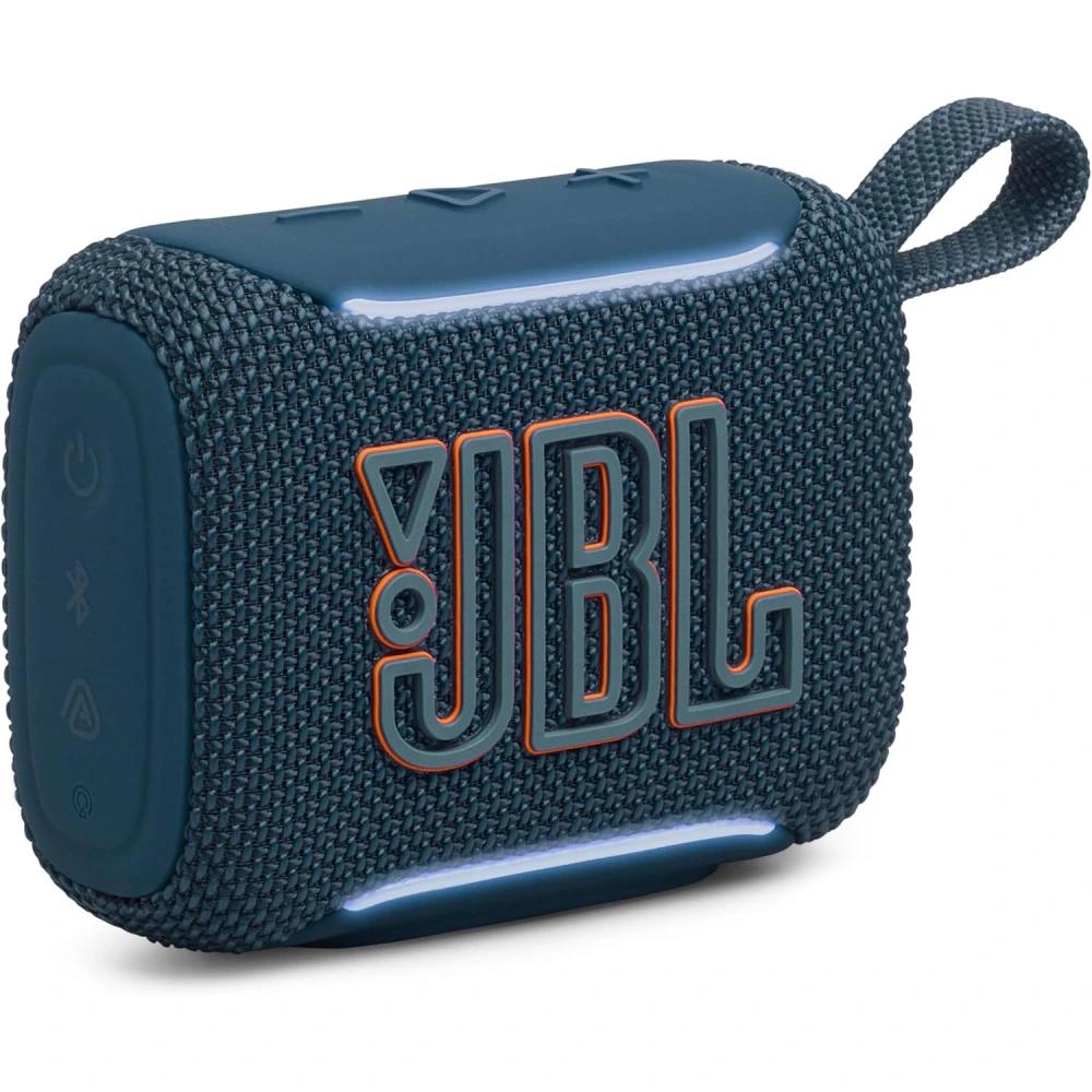 Parlante Bluetooth JBL Go 5 Portátil Waterproof IP68 Sonido Pro Iluminación LED Azul