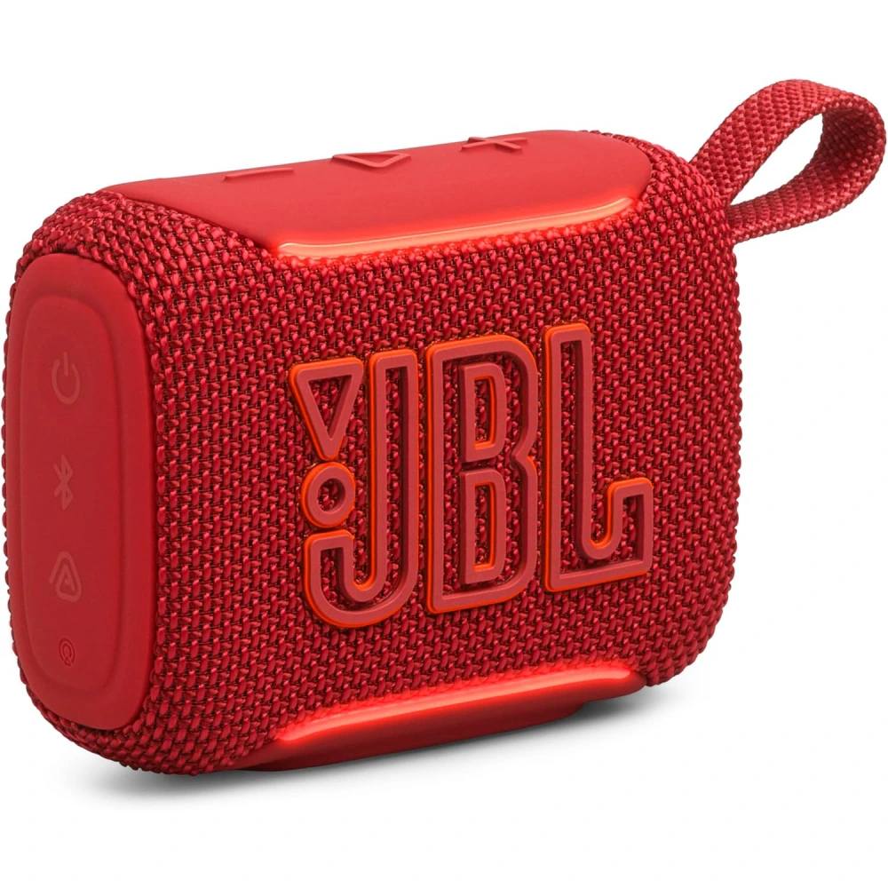 Parlante Bluetooth JBL Go 5 Portátil Waterproof IP68 Sonido Pro Iluminación LED Rojo