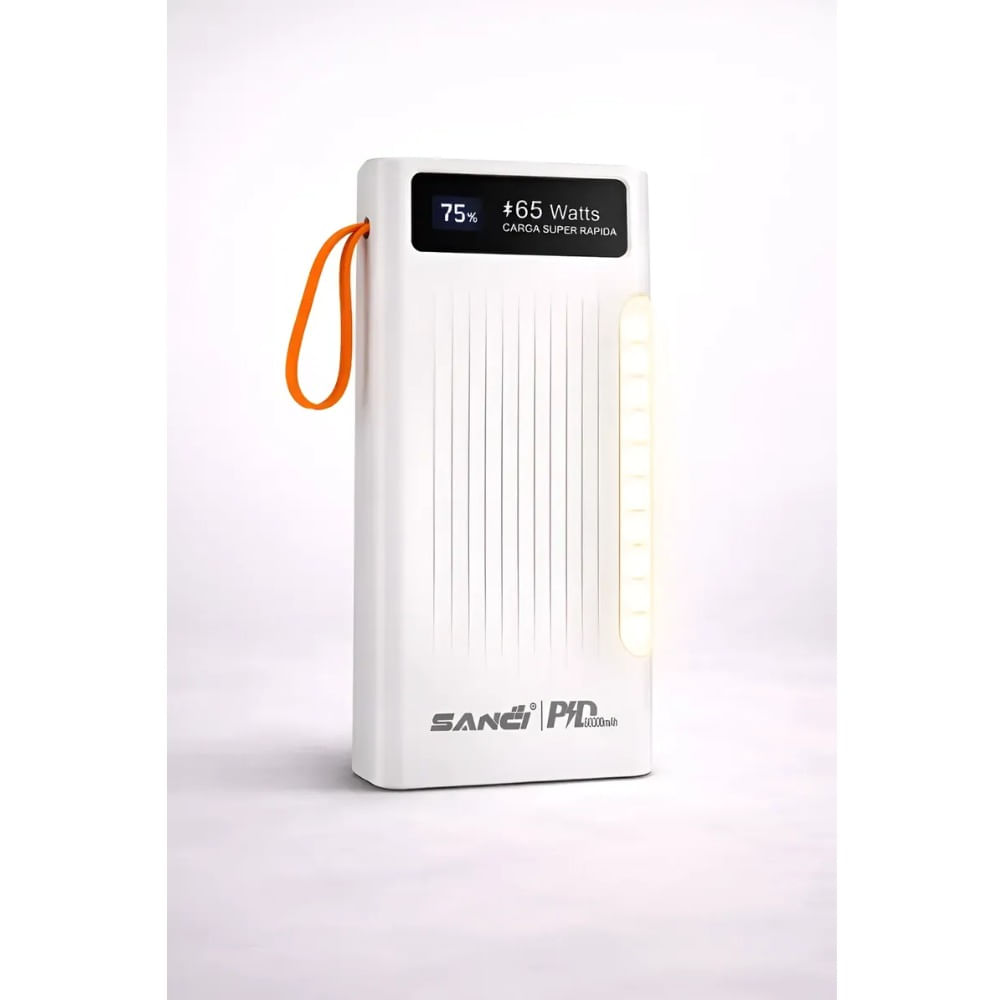 Cargador Portátil Usb-c Carga Super-rapida Powerbank60000mah Blanco