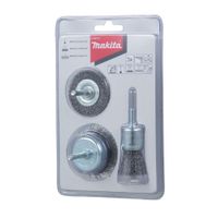 Set de gratas para taladro 6mm 3 piezas Makita
