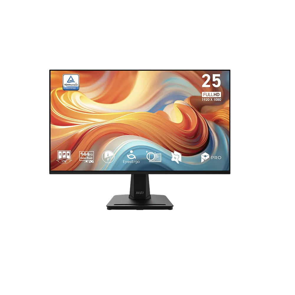 Monitor MSI PRO MP251 E14L 24.5 Pulgadas FHD IPS 144Hz HDMI VGA
