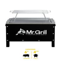 Caja China Mediana SR Black Edition con Parrilla de Varillas