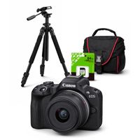 Cámara Mirrorles EOS R50 y Lente RF S 18-45mm y Kit Deluxe