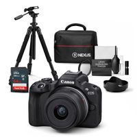 Cámara Mirrorless EOS R50 Lente RF S 18-45mm y Kit Ultimate N