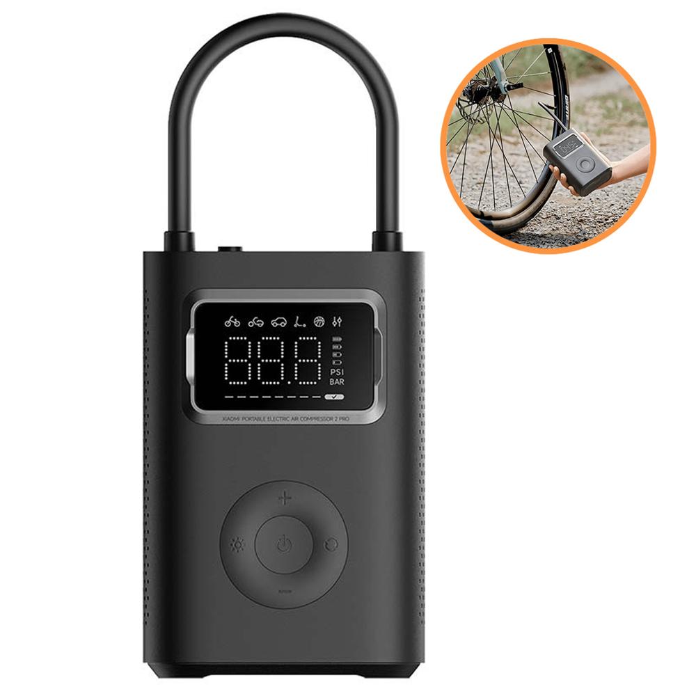 Compresor de Aire Xiaomi 2 Pro Negro - Inflador Portátil 150 PSI