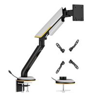 RACK SOPORTE GAMING PREMIUM PARA MONITOR 24 A 57 PULGADAS CON RESORTE DE GAS REFORZADO TIPO TITAN