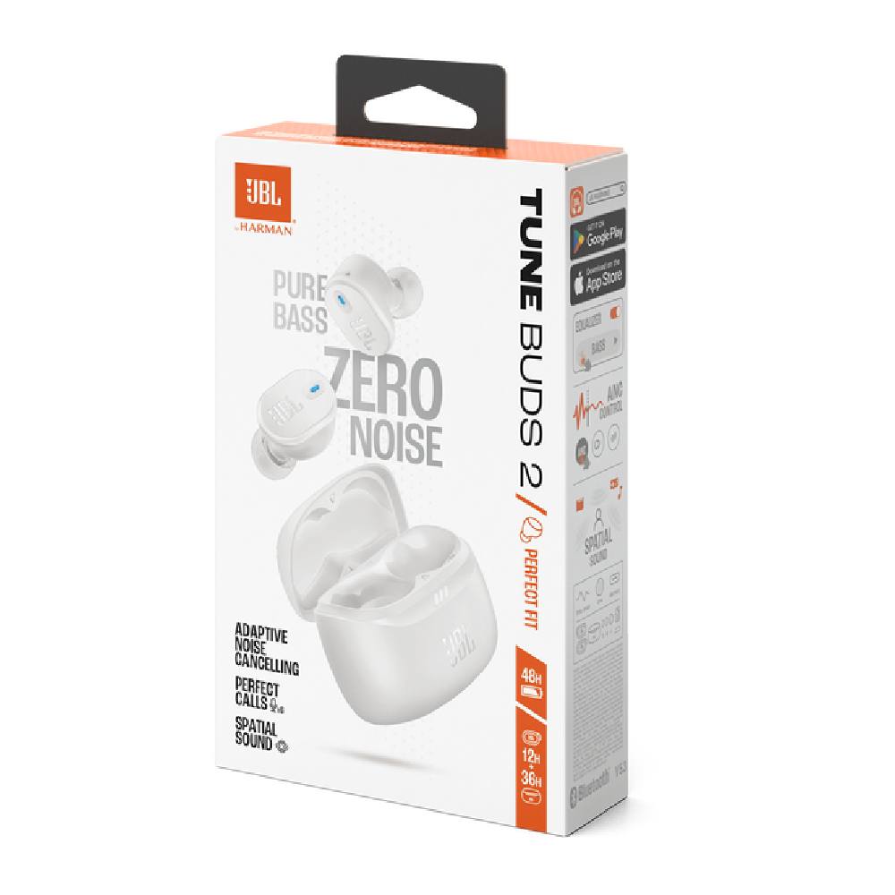 Audífonos Inalámbricos JBL Tune Buds 2 Bluetooth 5.3 ANC Sonido Spatial 48H Batería TWS