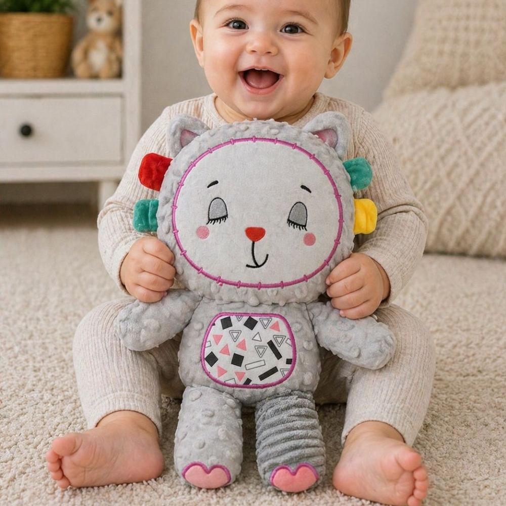 Peluche De Apego Antialérgico  Sonajero Para Bebés