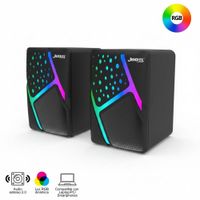 Parlantes x2 Portátil S-527 para PC Laptop Gamer RGB 2.0