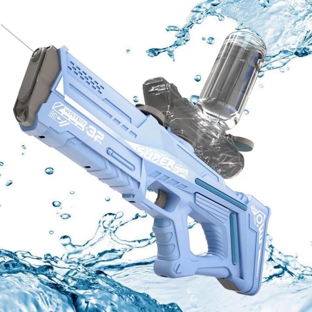 Pistola de agua electrica automatica celeste