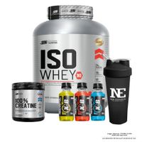 COMBO UNIVERSE NUTRITION - ISO WHEY 90 2.5 KG. VAINILLA + 100% CREATINE 500 GR. + SHAKER