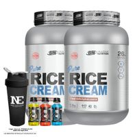 COMBO UNIVERSE NUTRITION - 2 PURE RICE CREAM 1.2 KG. VAINILLA + SHAKER