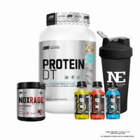 COMBO UNIVERSE NUTRITION - PROTEIN DT 1.500 KG. VAINILLA + NOX RAGE 350 GR. FRUIT PUNCH + SHAKER