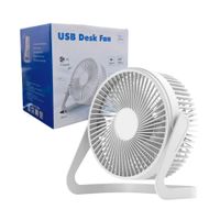 Ventilador de Escritorio Silencioso 19 CM YR-S602 - Blanco