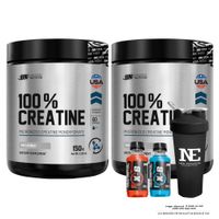 COMBO UNIVERSE NUTRITION - 2 100% CREATINE 150 GR. + SHAKER
