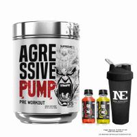 SUPREME NUTRITION AGRESSIVE PUMP 350 GR. FRUIT PUNCH + SHAKER