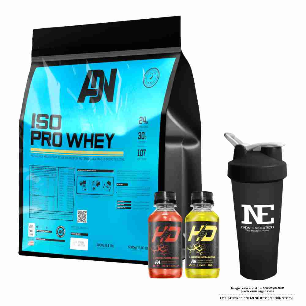 ADN NUTRITION ISO PRO WHEY 5 KG. VAINILLA + SHAKER