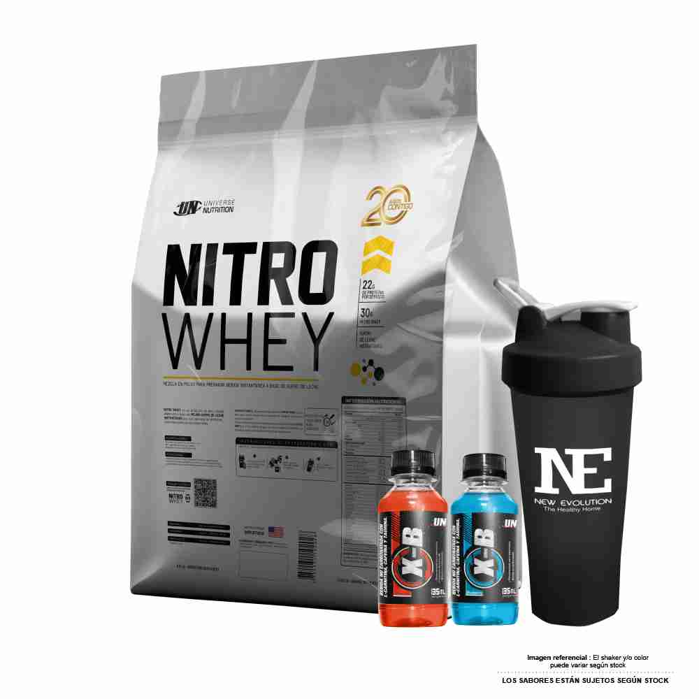 UNIVERSE NUTRITION NITRO WHEY 5 KG. CHOCOLATE + SHAKER