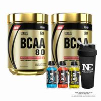 COMBO LEVEL PRO - 2 BCAA 8.0 1080GR. FRUIT PUNCH + SHAKER
