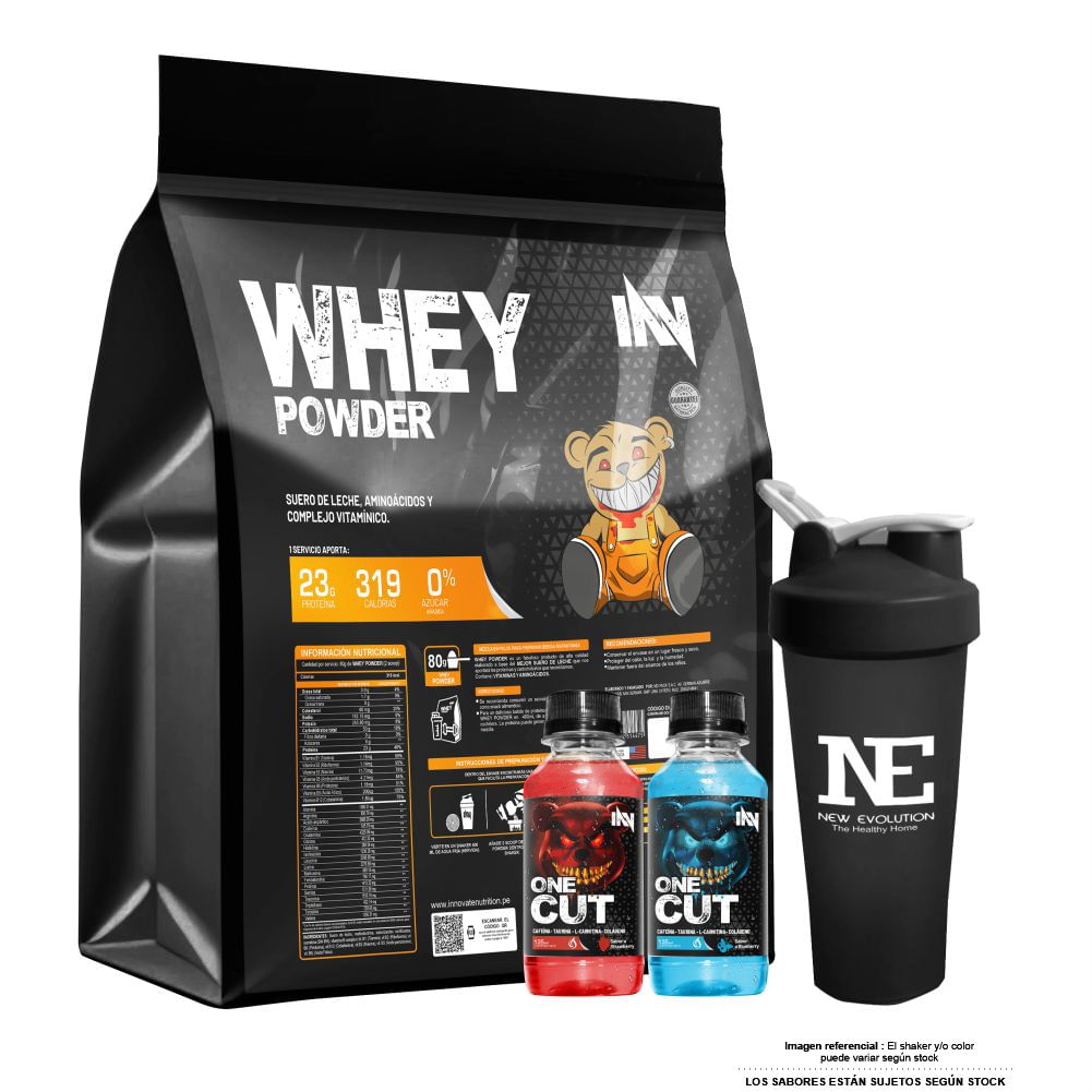 INNOVATE NUTRITION WHEY POWDER 3 KG. CHOCOLATE + SHAKER