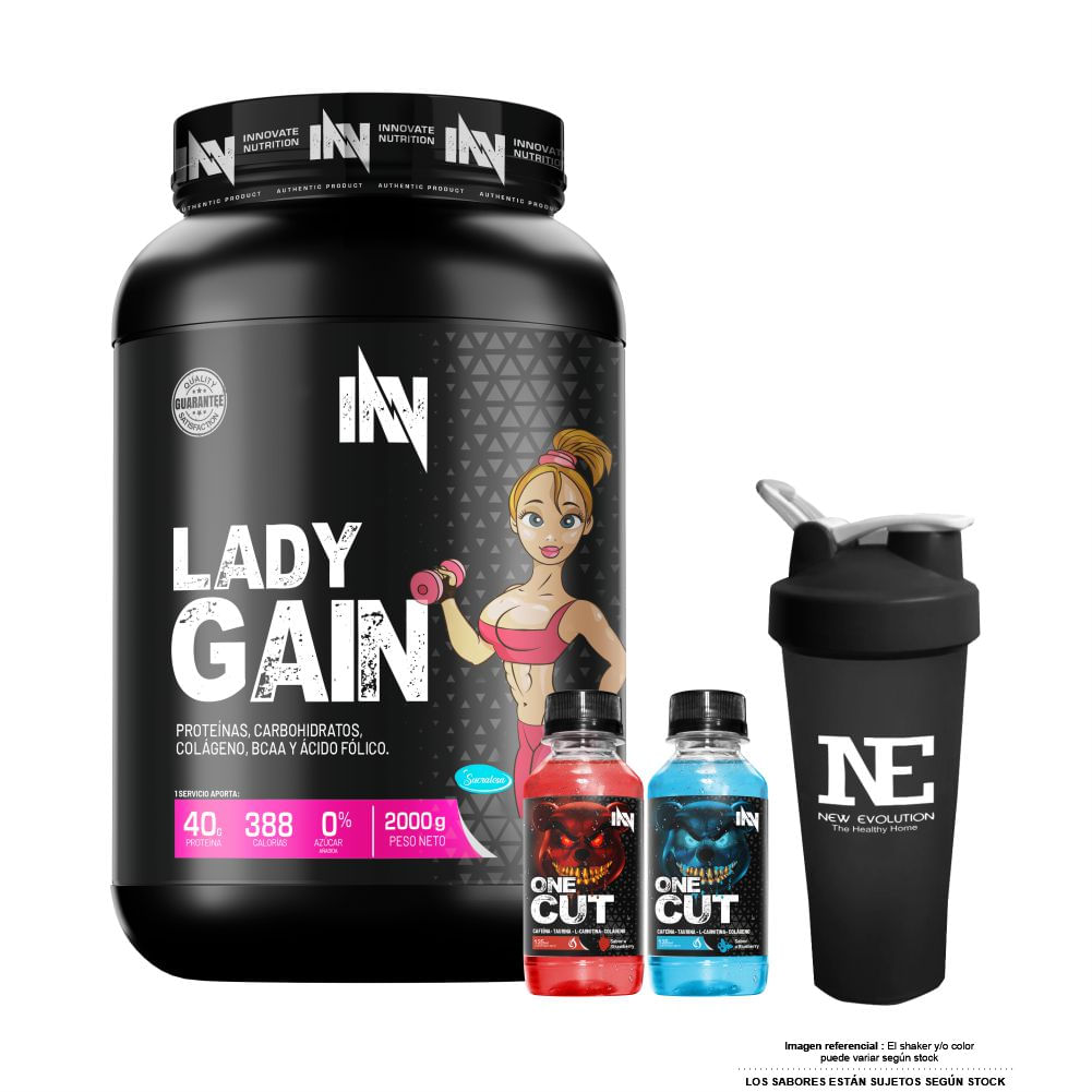 INNOVATE NUTRITION LADY GAIN 2 KG. CHOCOLATE + SHAKER