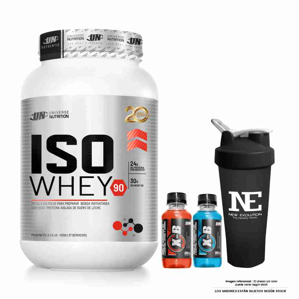 UNIVERSE NUTRITION ISO WHEY 90 1.100 KG. CHOCOLATE + SHAKER