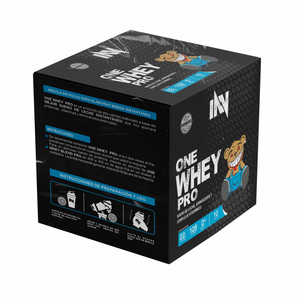 INNOVATE NUTRITION ONE WHEY PRO CAJA 10 UNID. COOKIE