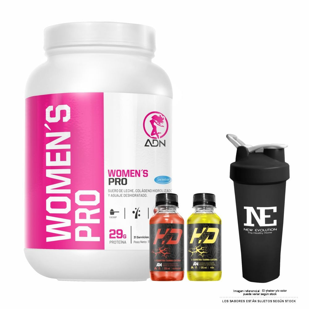 ADN WOMEN'S WOMEN'S PRO 1.100 KG. COOKIE + SHAKER