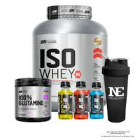 COMBO UNIVERSE NUTRITION - ISO WHEY 90 2.5 KG. COOKIE + 100% GLUTAMINE 500 GR. + SHAKER