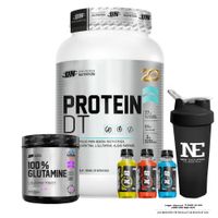 COMBO UNIVERSE NUTRITION - PROTEIN DT 1.500 KG. VAINILLA + 100% GLUTAMINE 500 GR. + SHAKER
