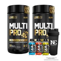 COMBO LEVEL PRO - 2 MULTI PRO 90 CAPS. + SHAKER