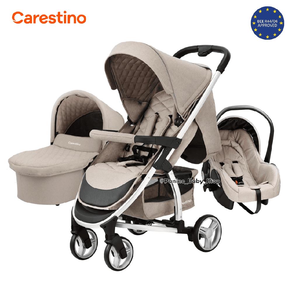 Coche  Cuna Travel System Premium 3en1 -LONDON- Beige LONDON-002