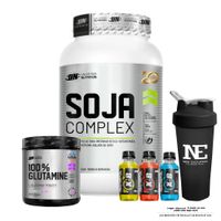 COMBO UNIVERSE NUTRITION - SOJA COMPLEX 1.500 KG. COOKIE + 100% GLUTAMINE 500 GR. + SHAKER