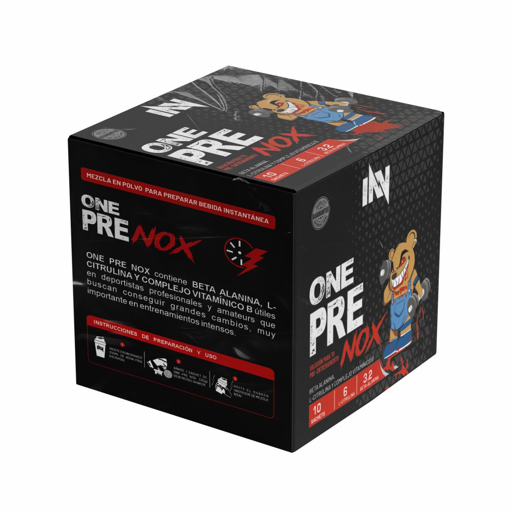 INNOVATE NUTRITION ONE PRE NOX CAJA 10 UNID. MORA