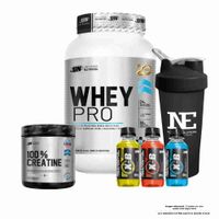 COMBO UNIVERSE NUTRITION - WHEY PRO 1.100 KG. COOKIE + 100% CREATINE 500 GR. + SHAKER