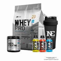 COMBO UNIVERSE NUTRITION - WHEY PRO 3 KG. COOKIE + 100% CREATINE 500 GR. + SHAKER