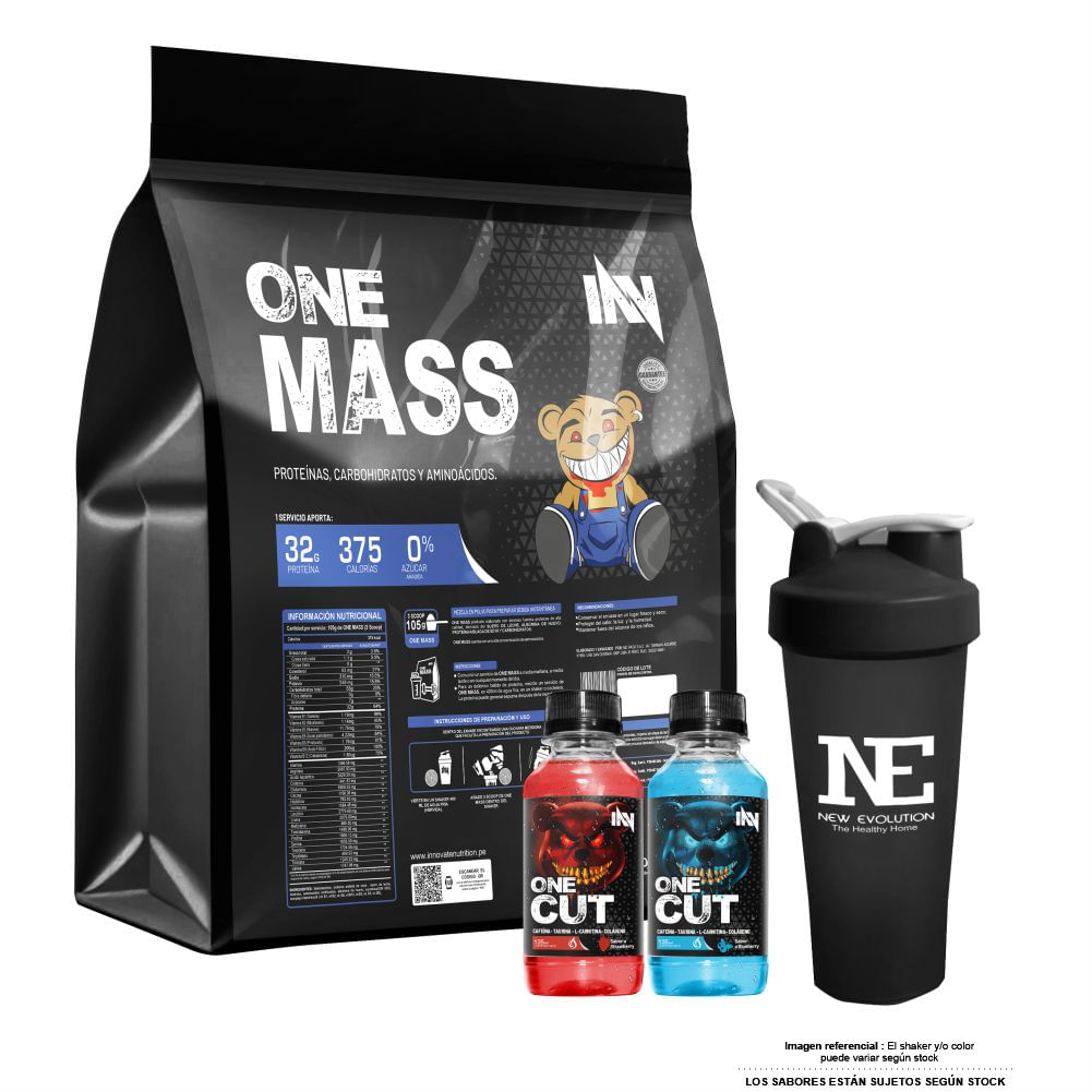INNOVATE NUTRITION ONE MASS 5 KG. VAINILLA + SHAKER