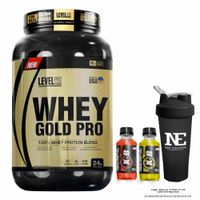 LEVEL PRO WHEY GOLD PRO 2.43 LIBRAS CHOCOLATE + SHAKER
