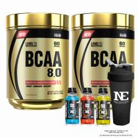 COMBO LEVEL PRO - 2 BCAA 8.0 540GR. FRUIT PUNCH + SHAKER