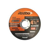 DISCO CORTE 4 1/2 X 1.0MM REDBO COLOR NARANJA